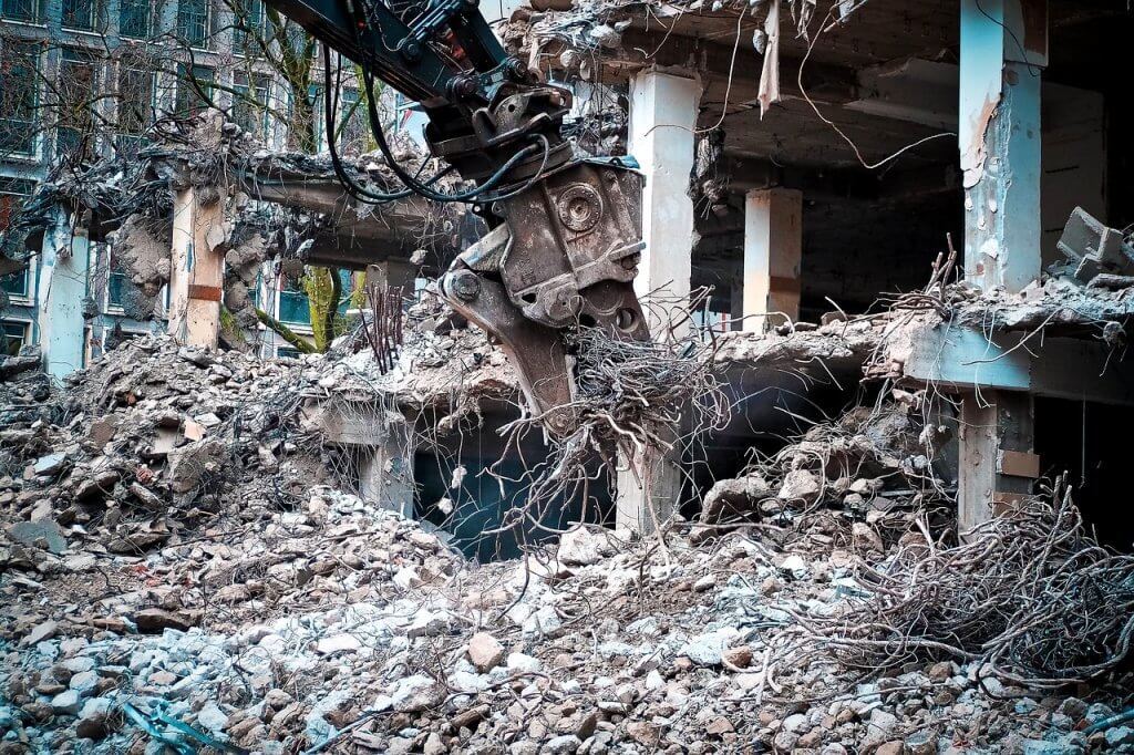 demolishing-a-building